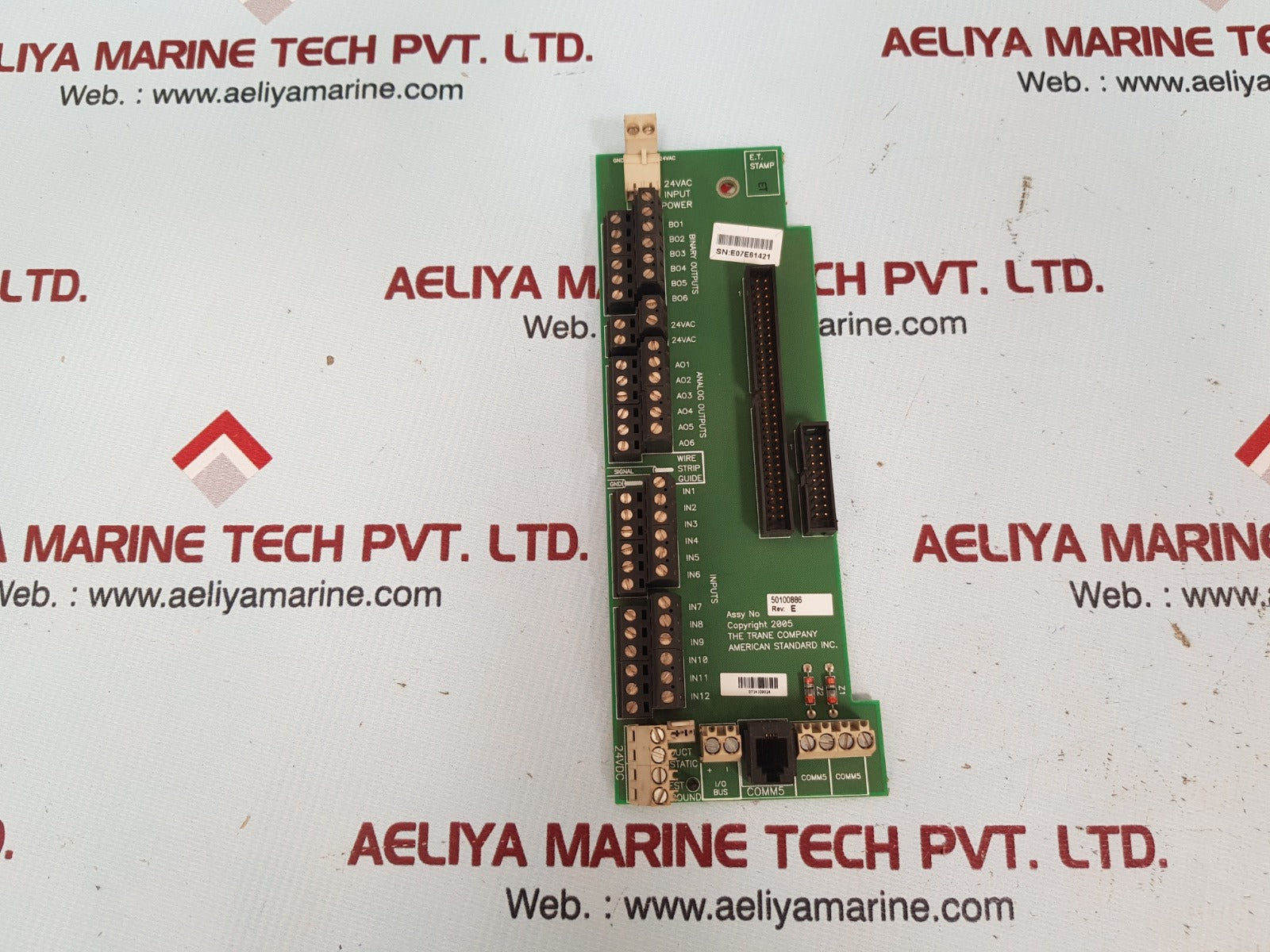 Trane 50100886 circuit board