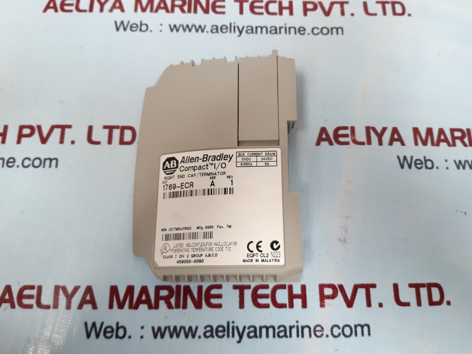 Allen-bradley 1769-ecr right end cap/terminator ser A rev 1