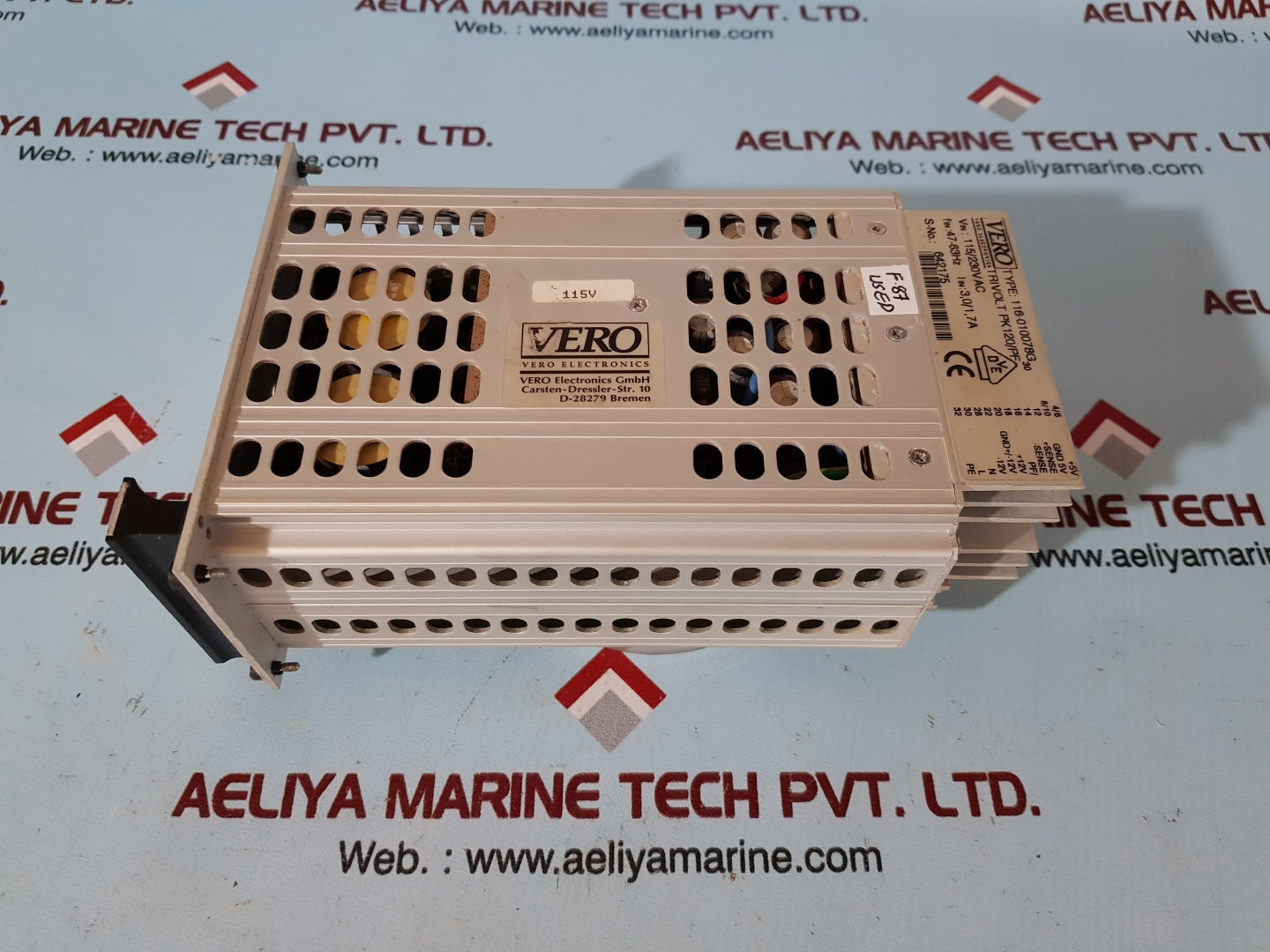 Vero 116-010078g trivolt power supply trivolt pk 120/pf