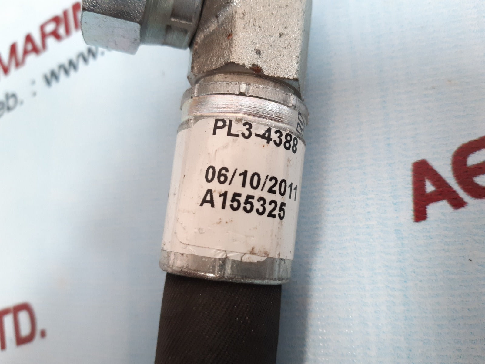 Macgregor pl3-4388 lubrication oil tube