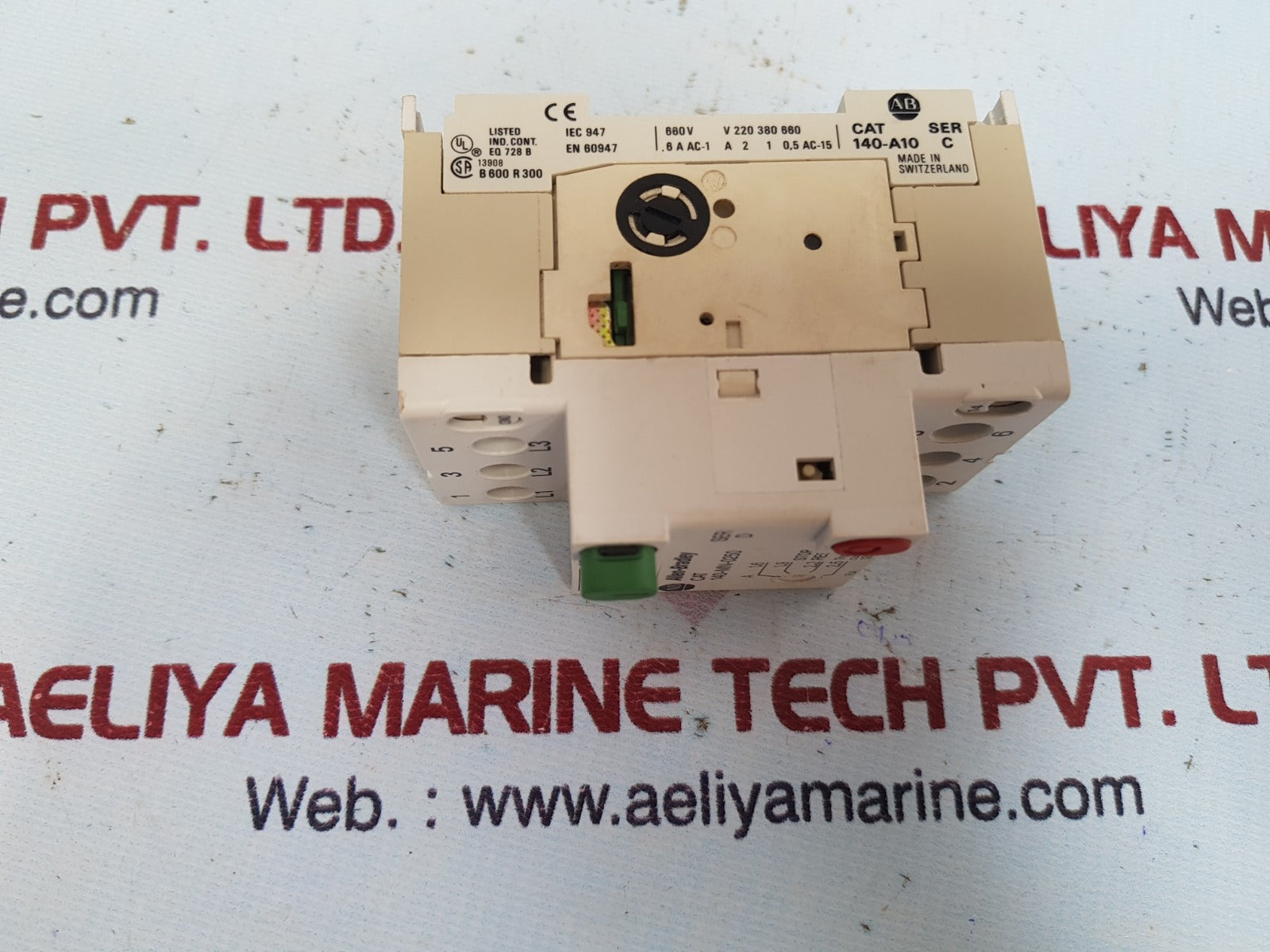 Allen-bradley 140-mn-0250 manual motor starter ser D