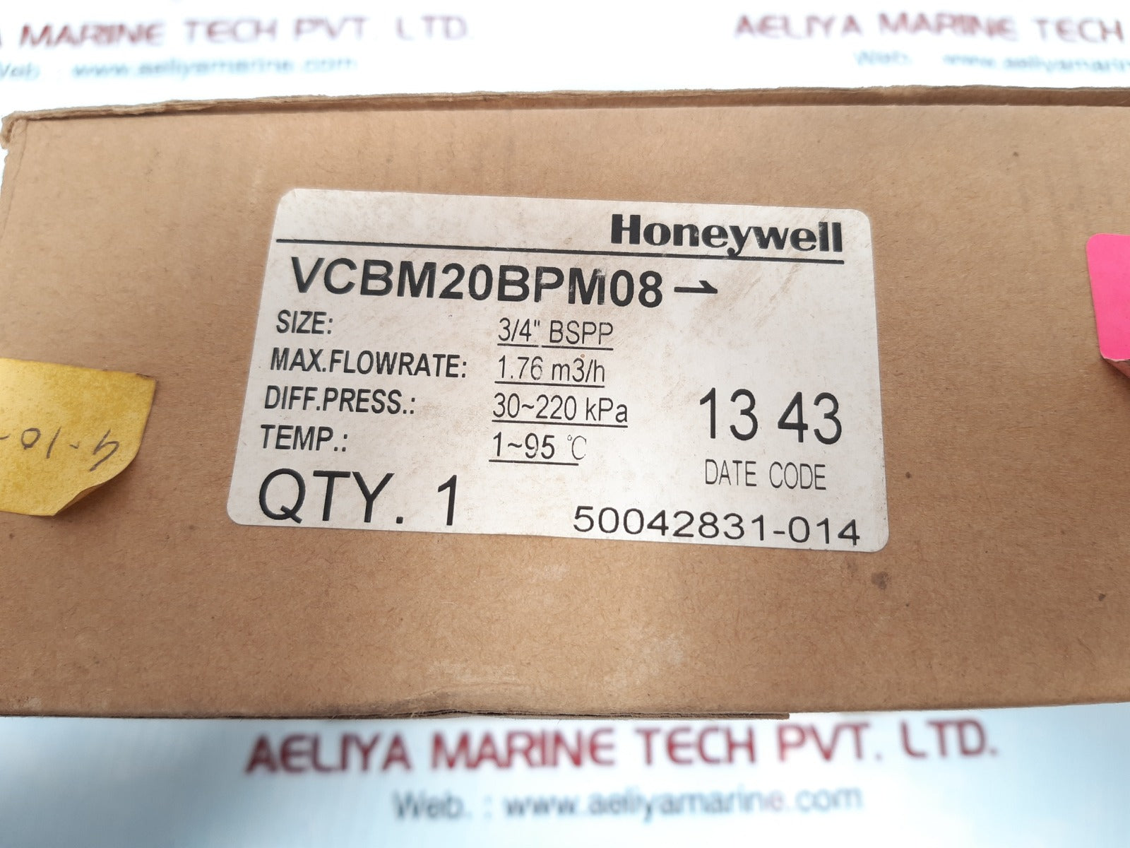 Honeywell vcbm 20bp m08 valve
