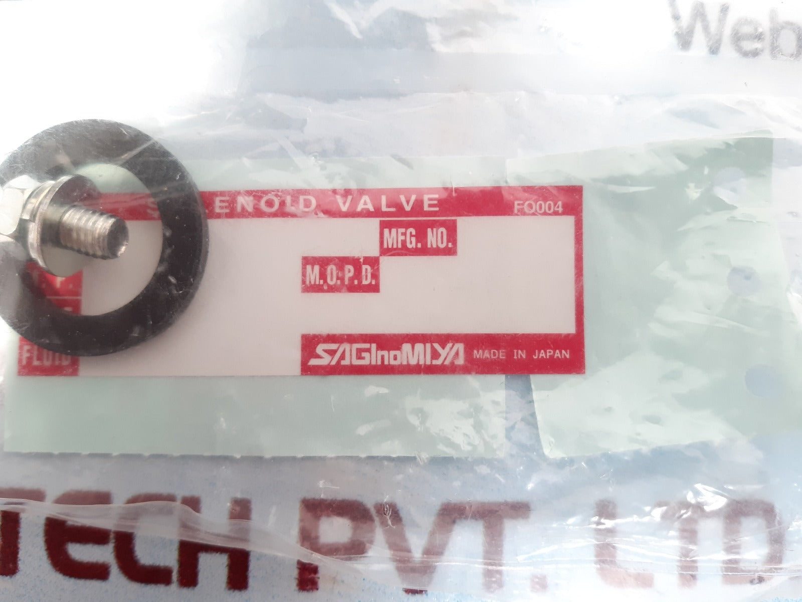 Saginomiya solenoid valve FO004