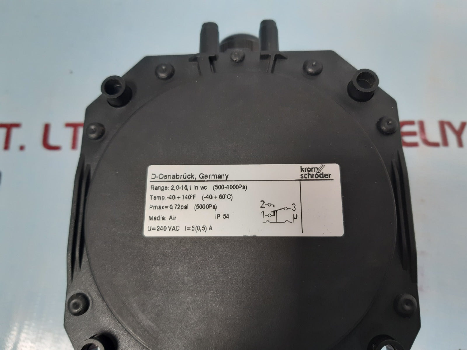 Krom schroeder dl40kt-3 air pressure switch ip54