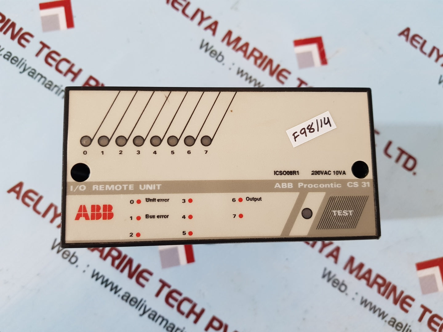 Abb procontic cs31 icso08r1 i/o remote unit 230 vac 50/60hz
