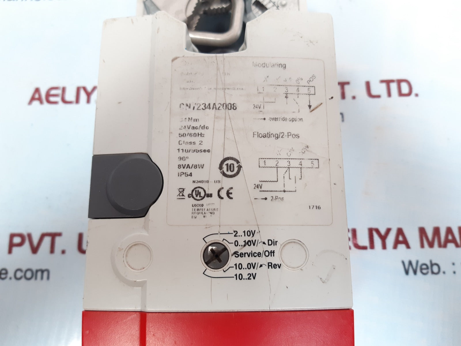 Honeywell Cn/234a2008 damper actuator n34010-us