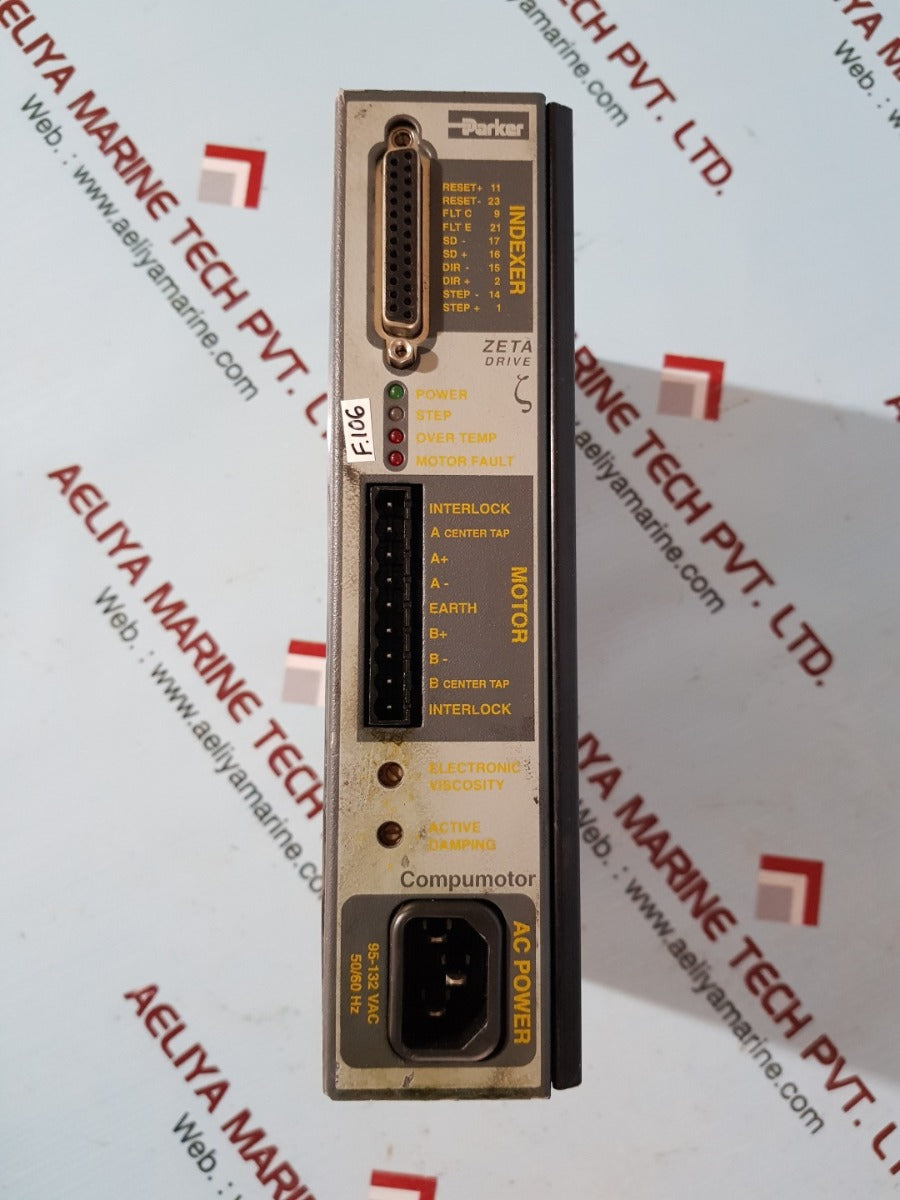 Parker zeta4 compumotor microstepping step motor drive 95-132vac