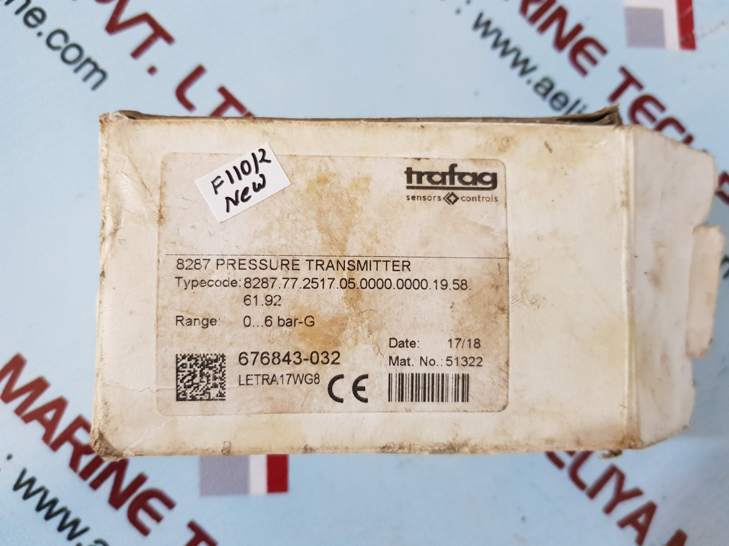 Trafag 8287.77.2517 pressure transmitter