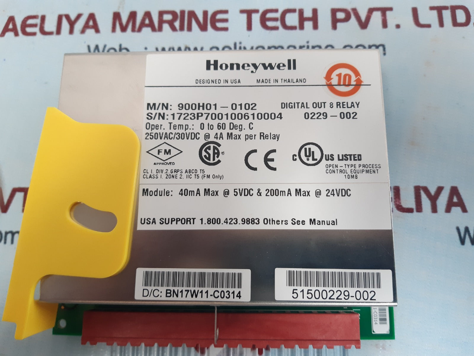 Honeywell 900h01-0102 controller digital out 8 relay
