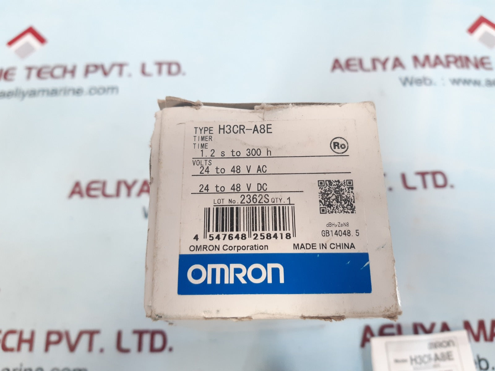 Omron h3cr-a8e timer 24-48vac