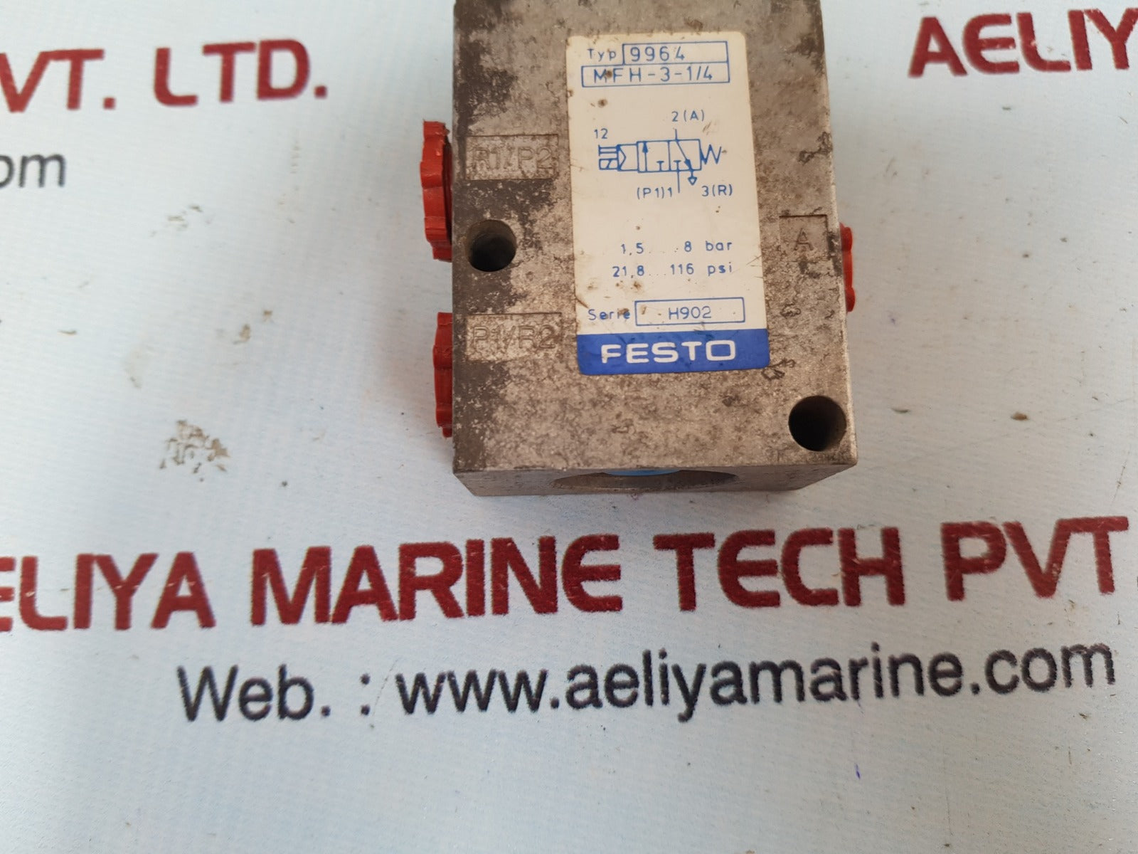 Festo 9964 mfh-3-1/4 solenoid valve 1,5...8 bar
