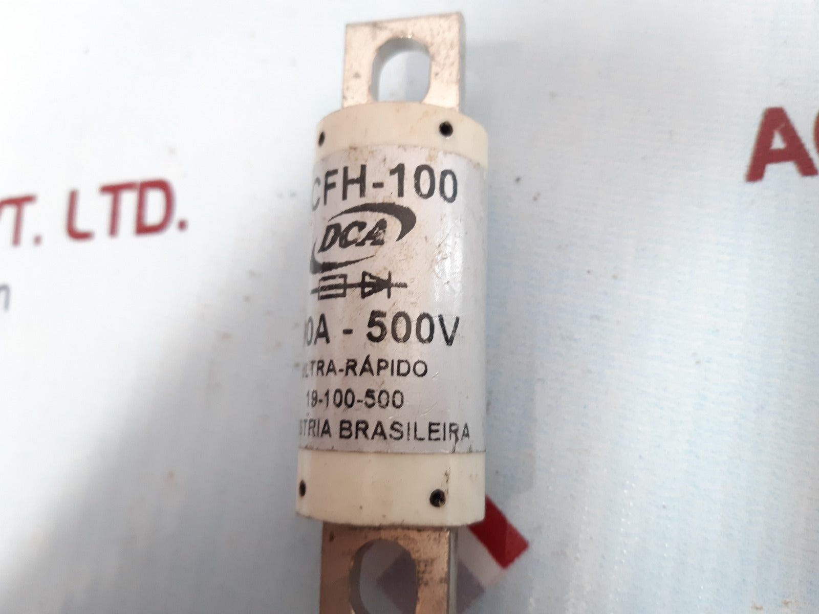 Set of 8x Dca dcfh-100 fuse 100a-500v