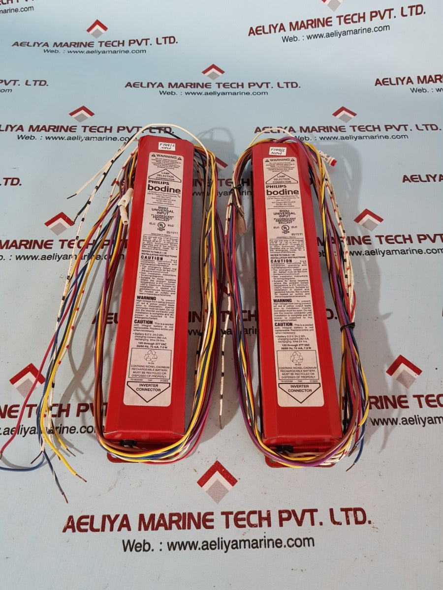 Philips bodine b50u fluorescent emergency ballast