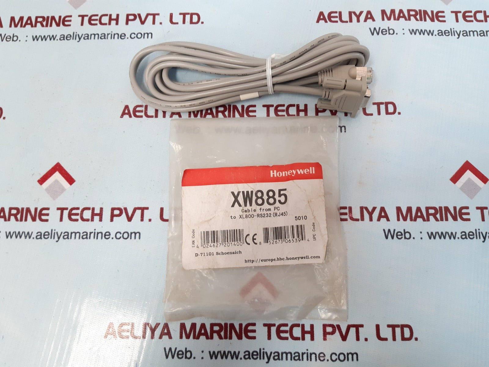 Honeywell xw885 to xl800-rs232 cable