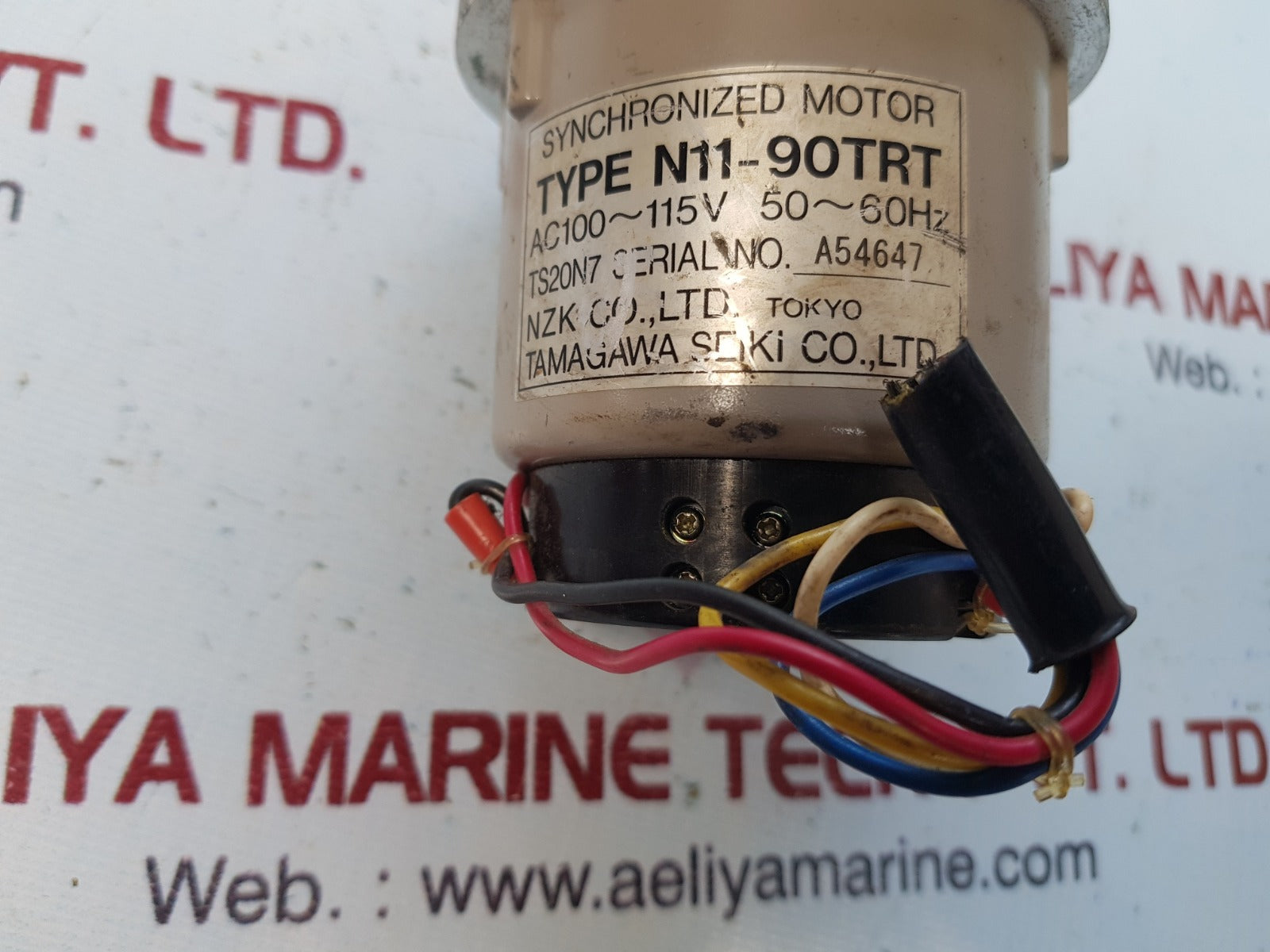 Tamagawa seiki n11-90trt synchronized motor