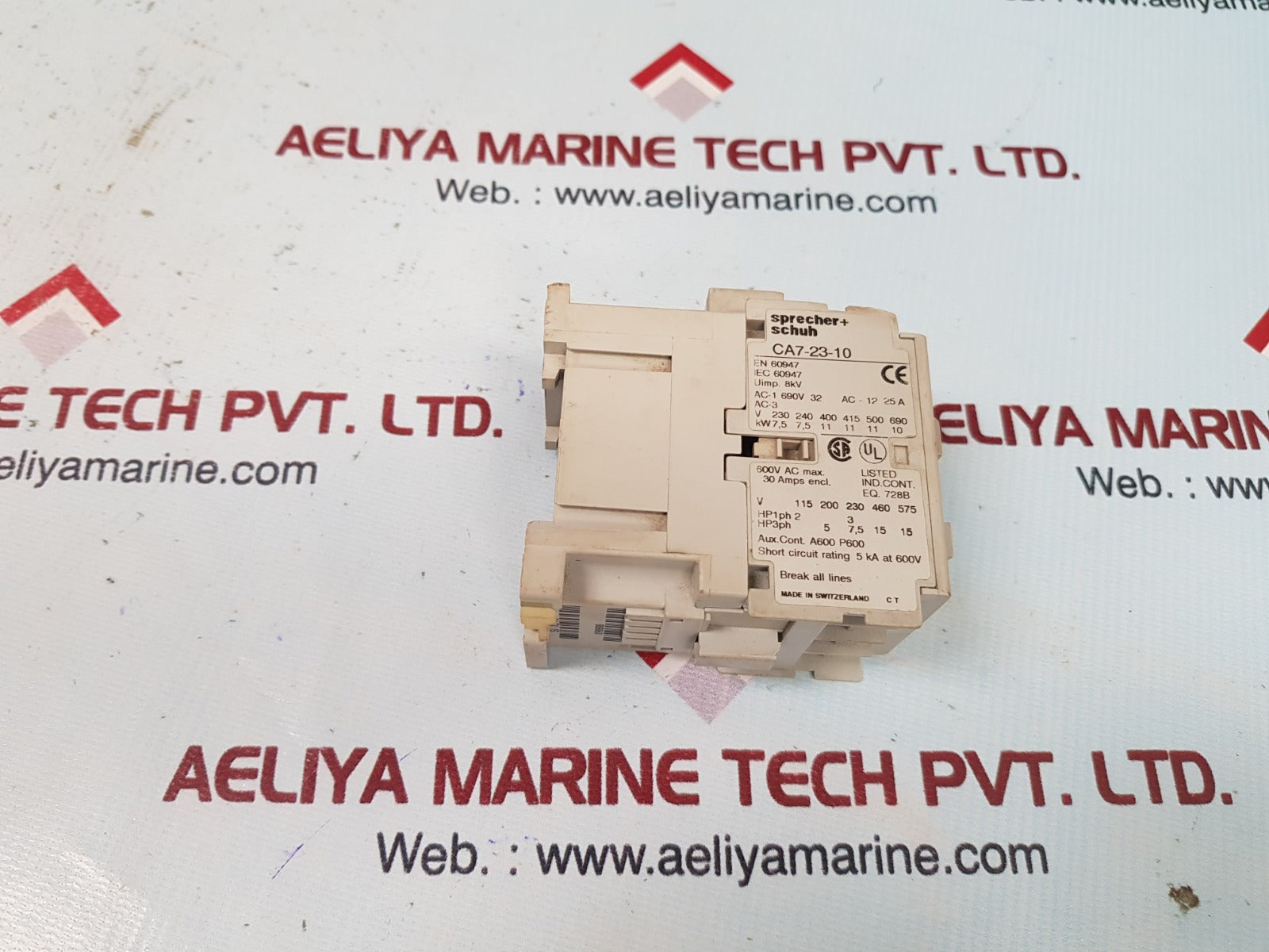 Sprecher+schuh ca7-23-10 contactor