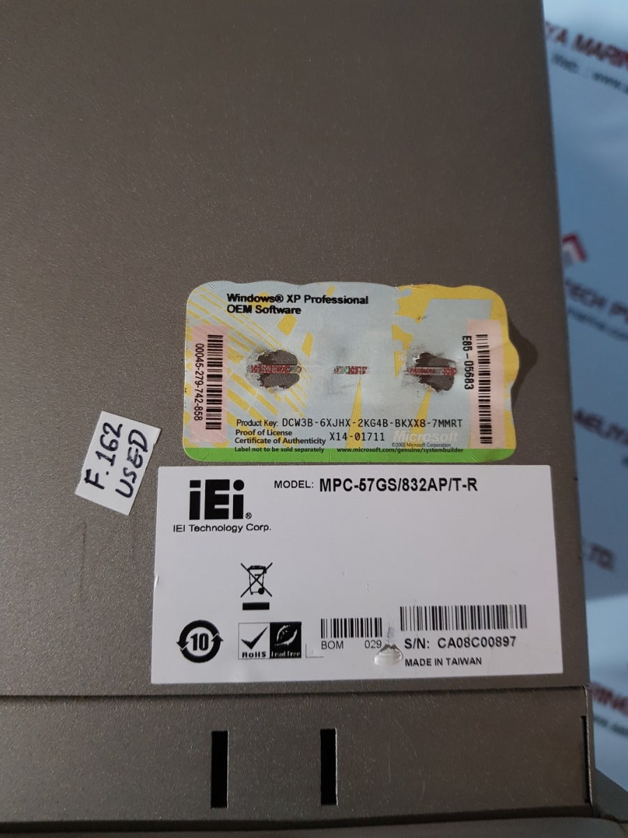 Iei Mpc-57Gs/832Ap/T-r Mini Workstation 10A 100-240V