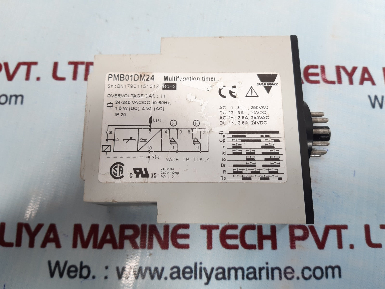 Carlo gavazzi pmb01dm24 multifunction timer