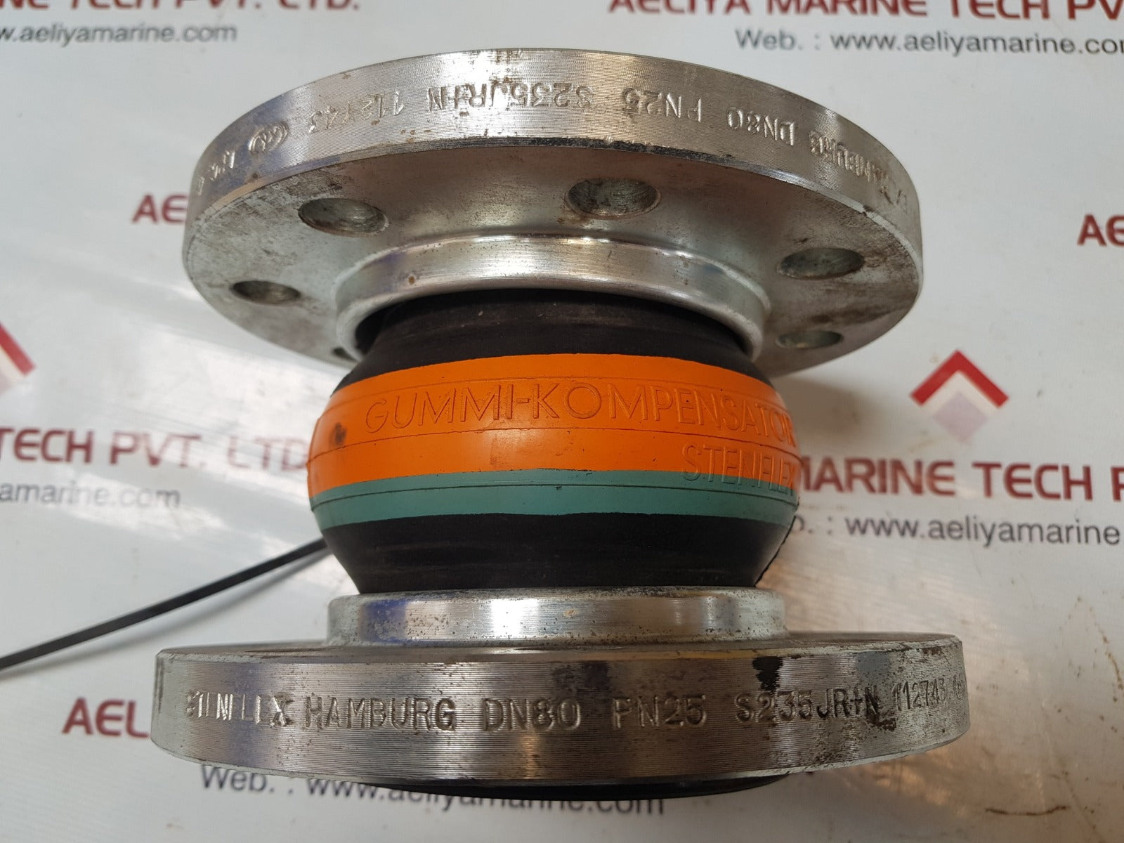 Stenflex/gummi-kompensator as dn 80 pn 16 rubber compensator