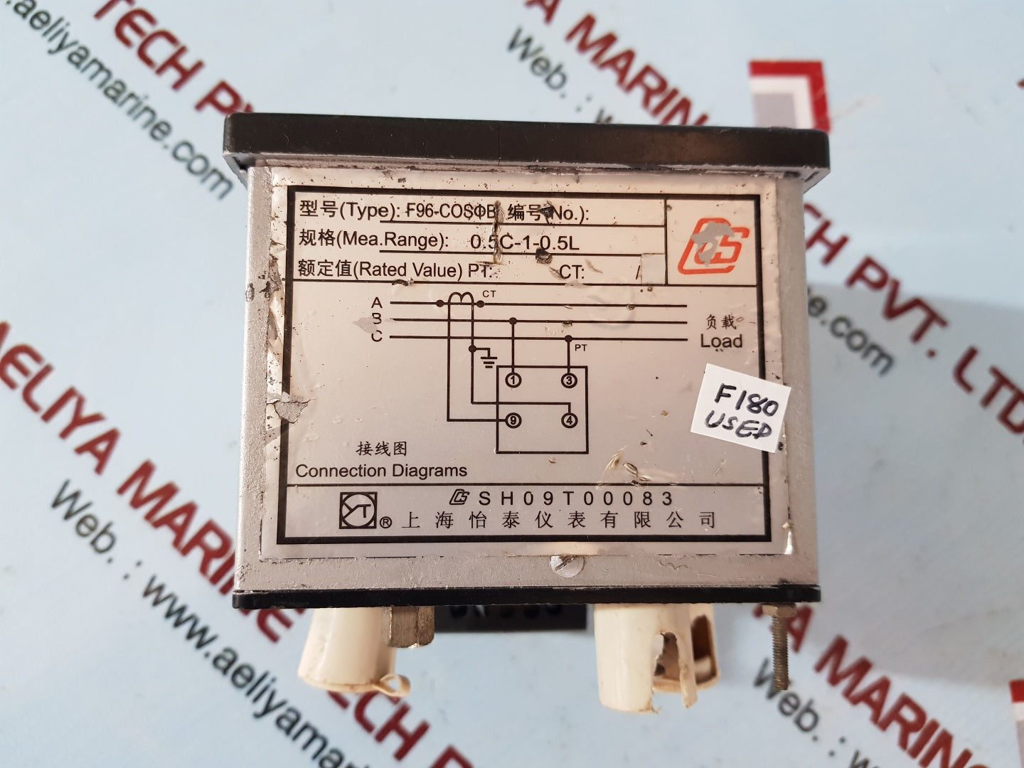 Yt F96-cosb power factor table 0.5c-1.0.5l