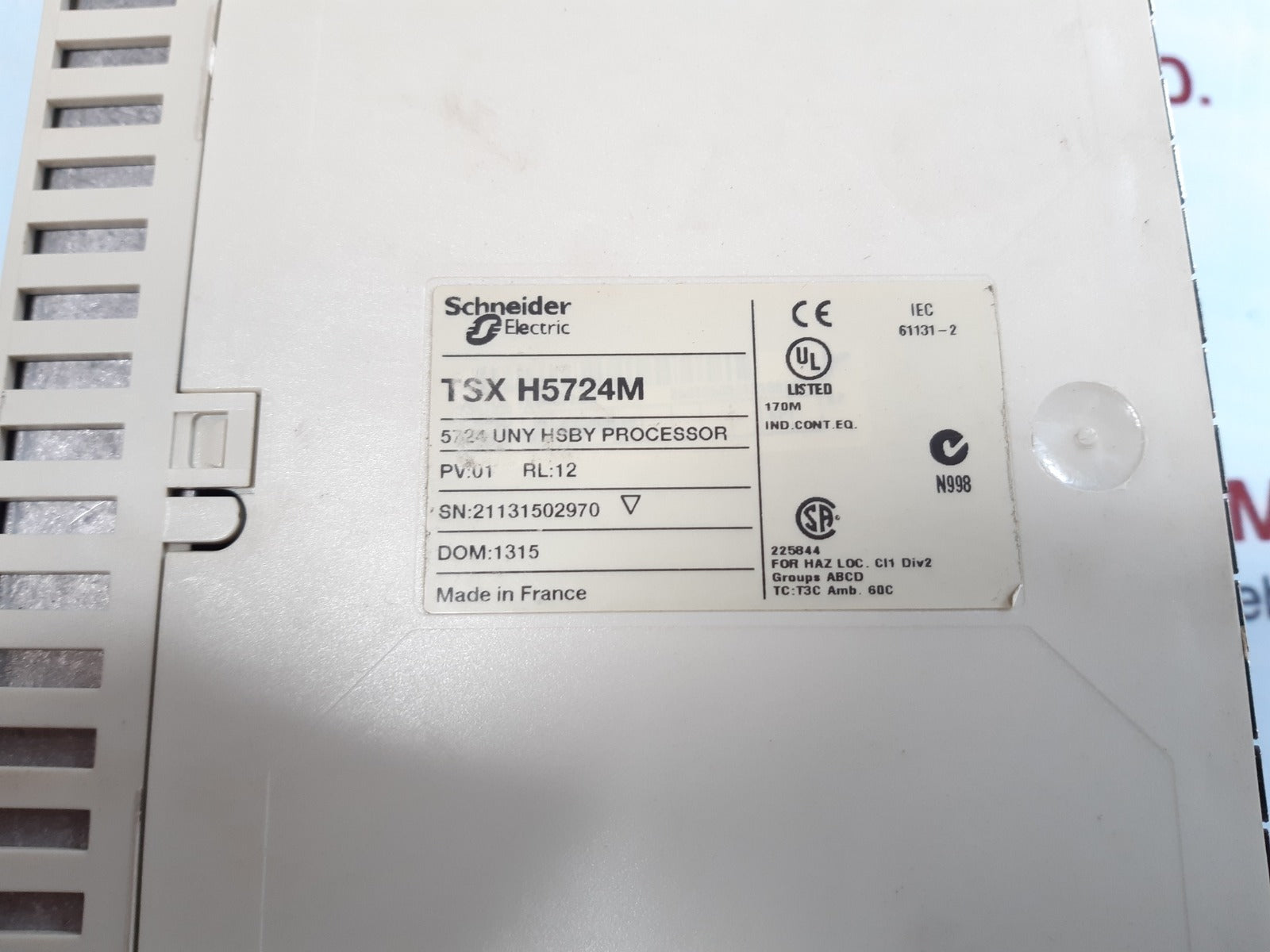 Schneider electric tsx h5724m modicon processor