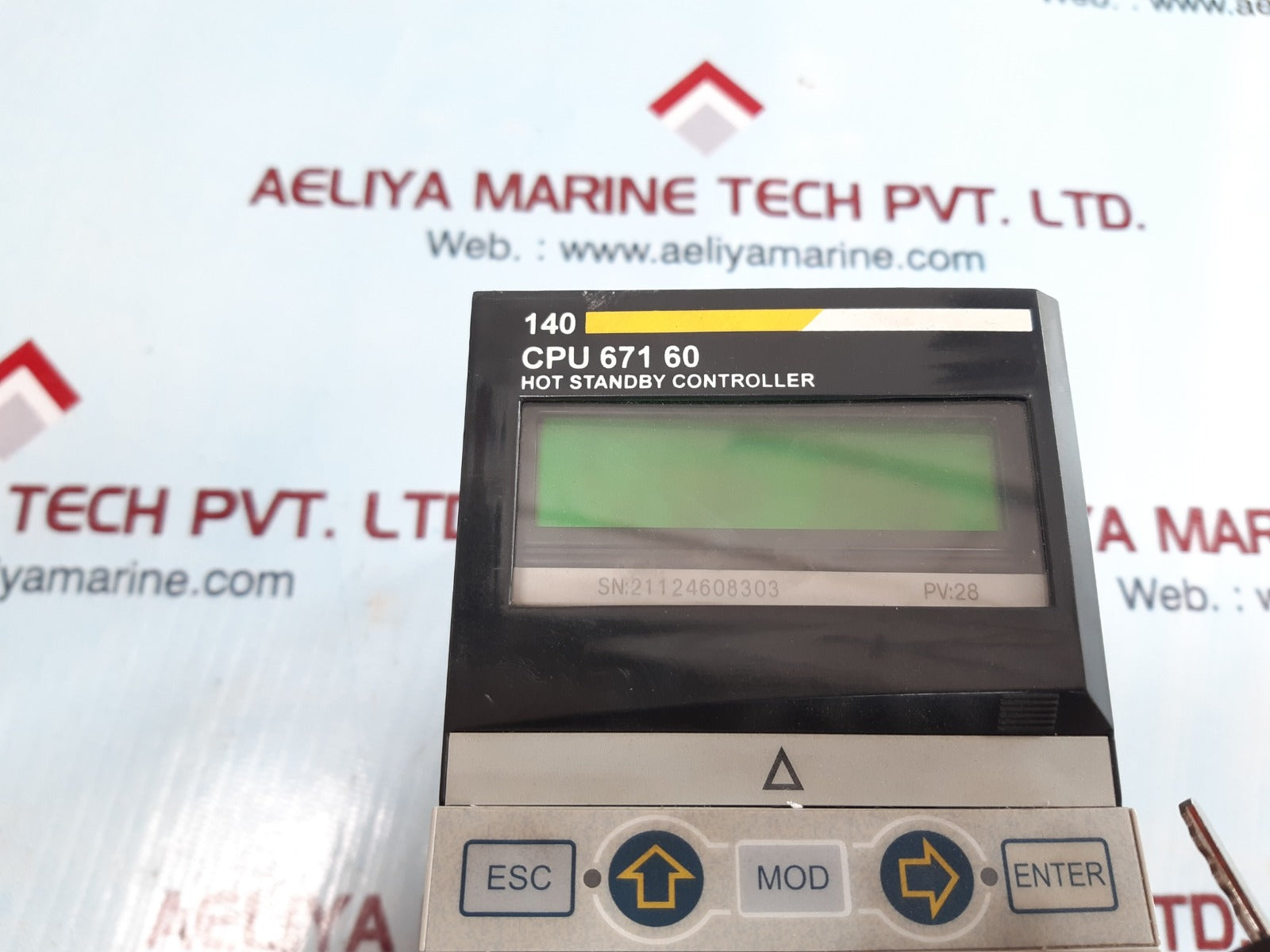 Schneider electric 140cpu67160 cpu module pv:28 rl:34