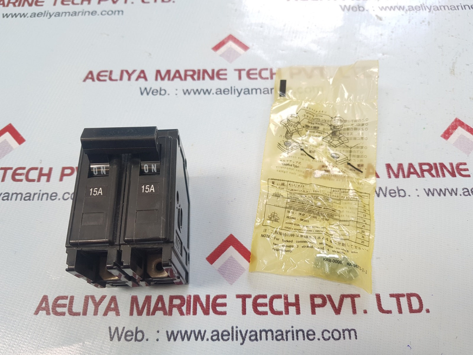 Terasaki electric tb-5p 2pole circuit breaker 15A
