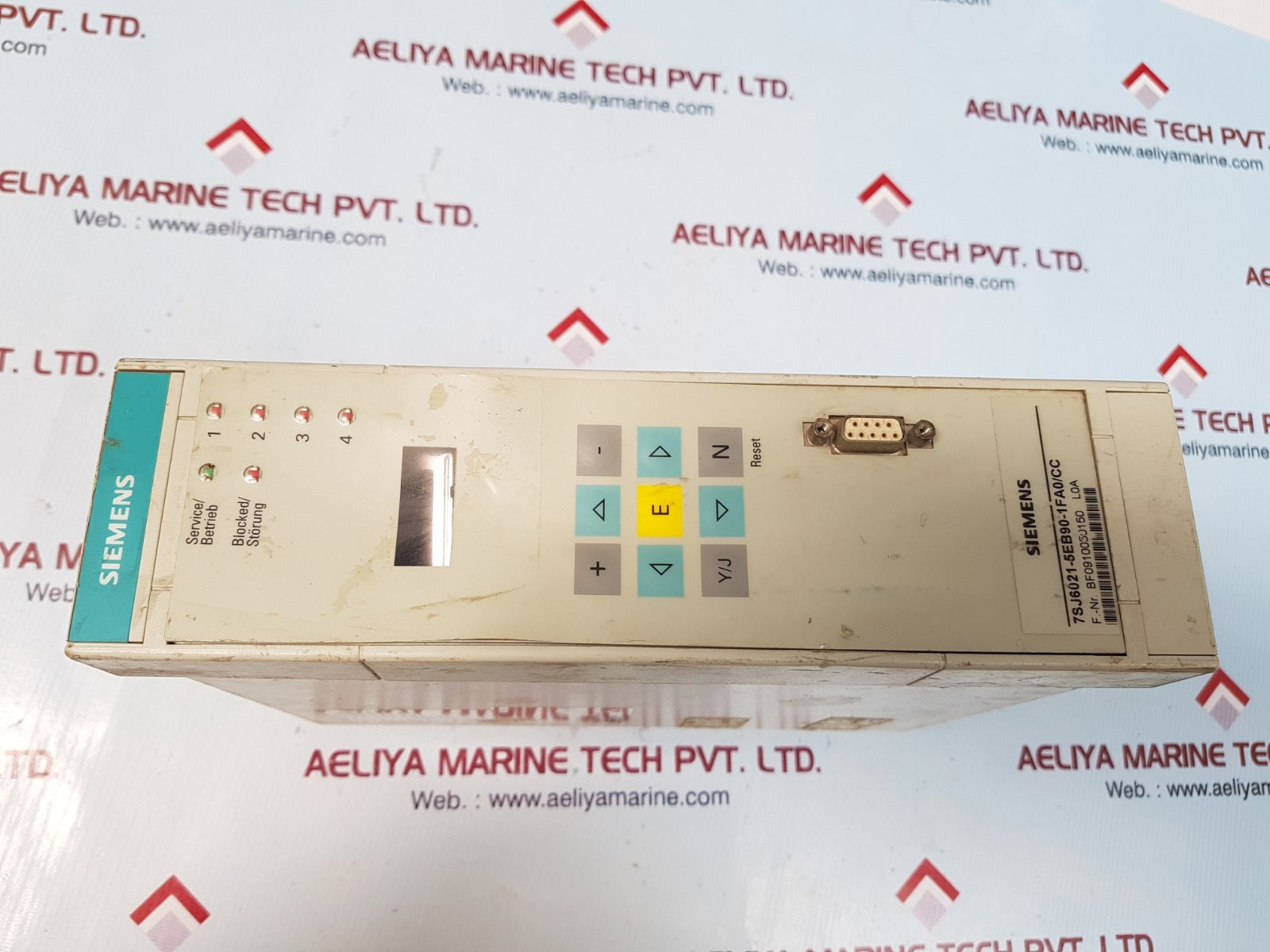 Siemens 7sj6021-5eb90-1fa0/cc relay overcurrent module