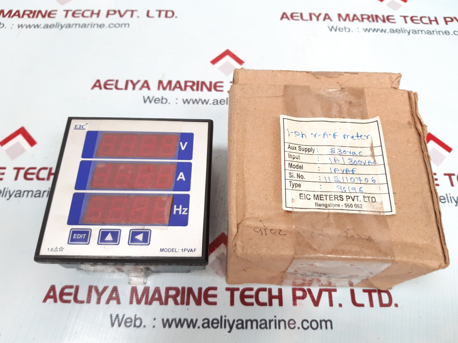 Eic 1-ph v-a-f meter