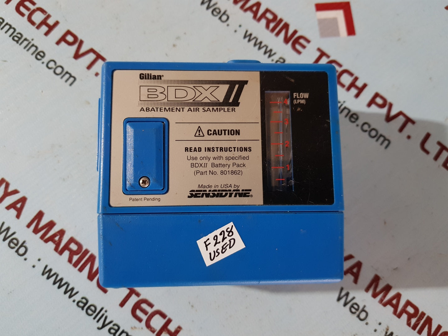 Sensidyne gilian bdx II 801862 abatement air sampler pump
