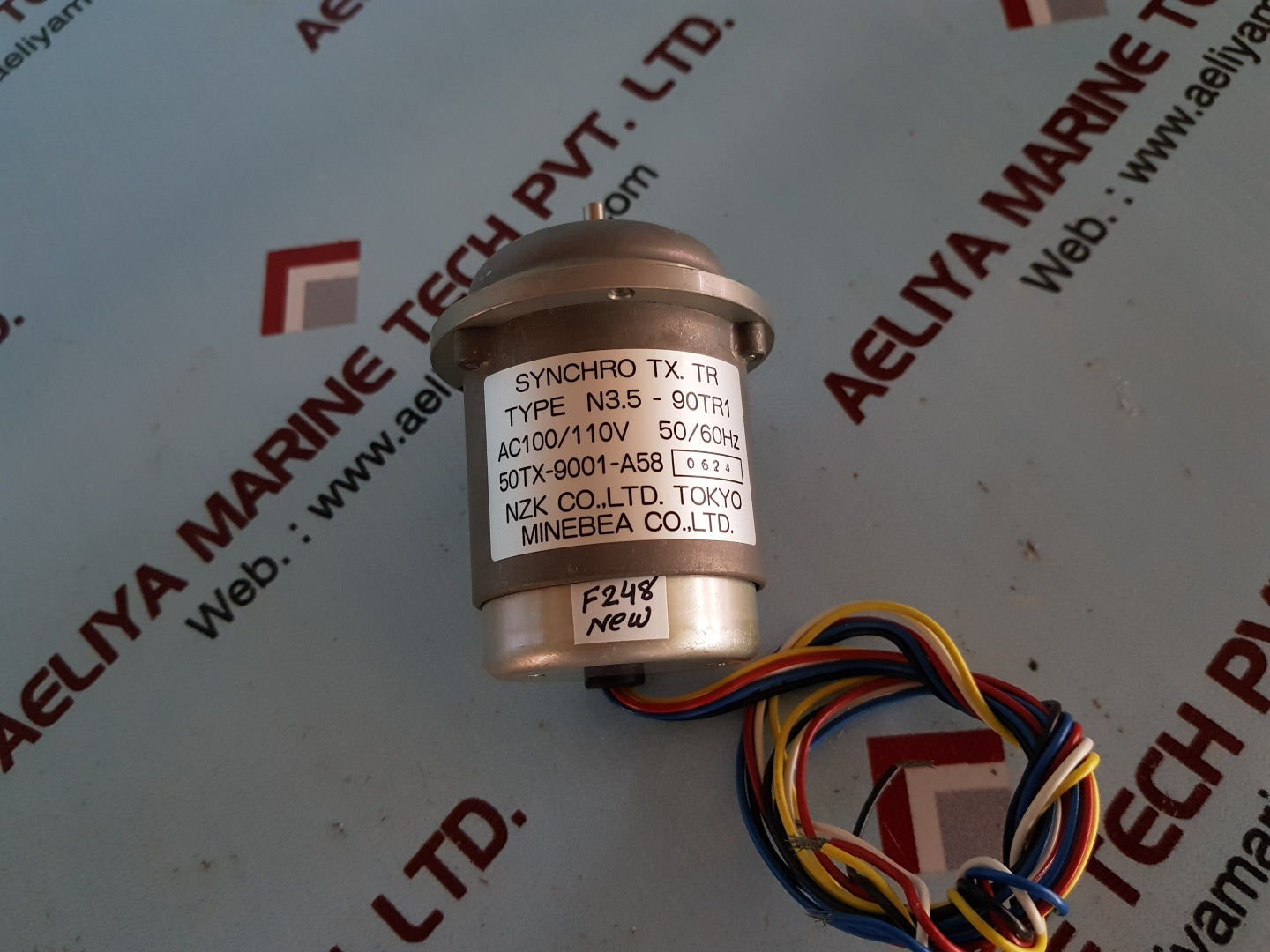 Minebea n3.5-90tr1 tx.tr synchro motor ac100/110v 50/60hz