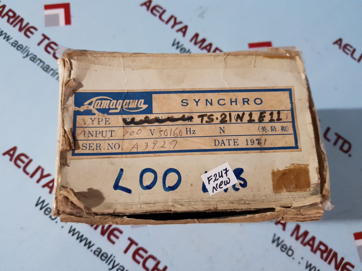 Tamagawa ts 21n1e11 synchro motor 100/110v 50/60hz
