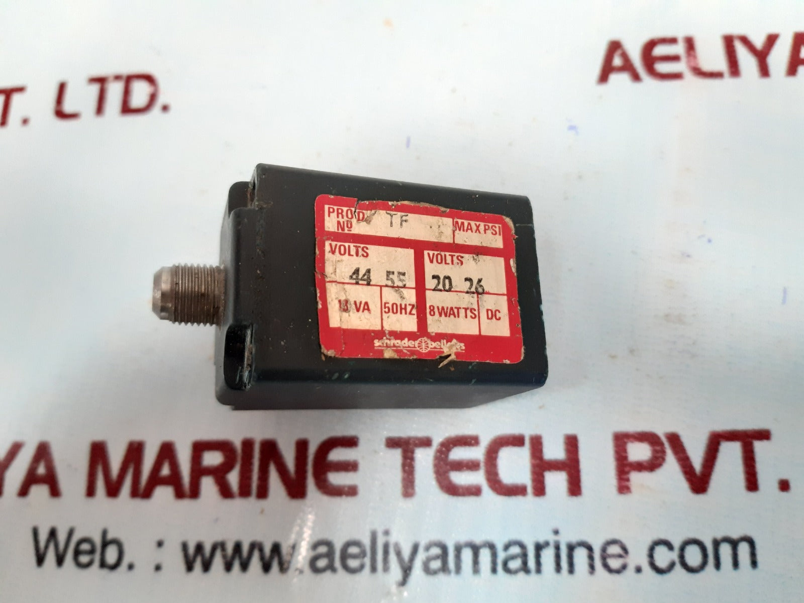 Schrader bellows solenoid coil