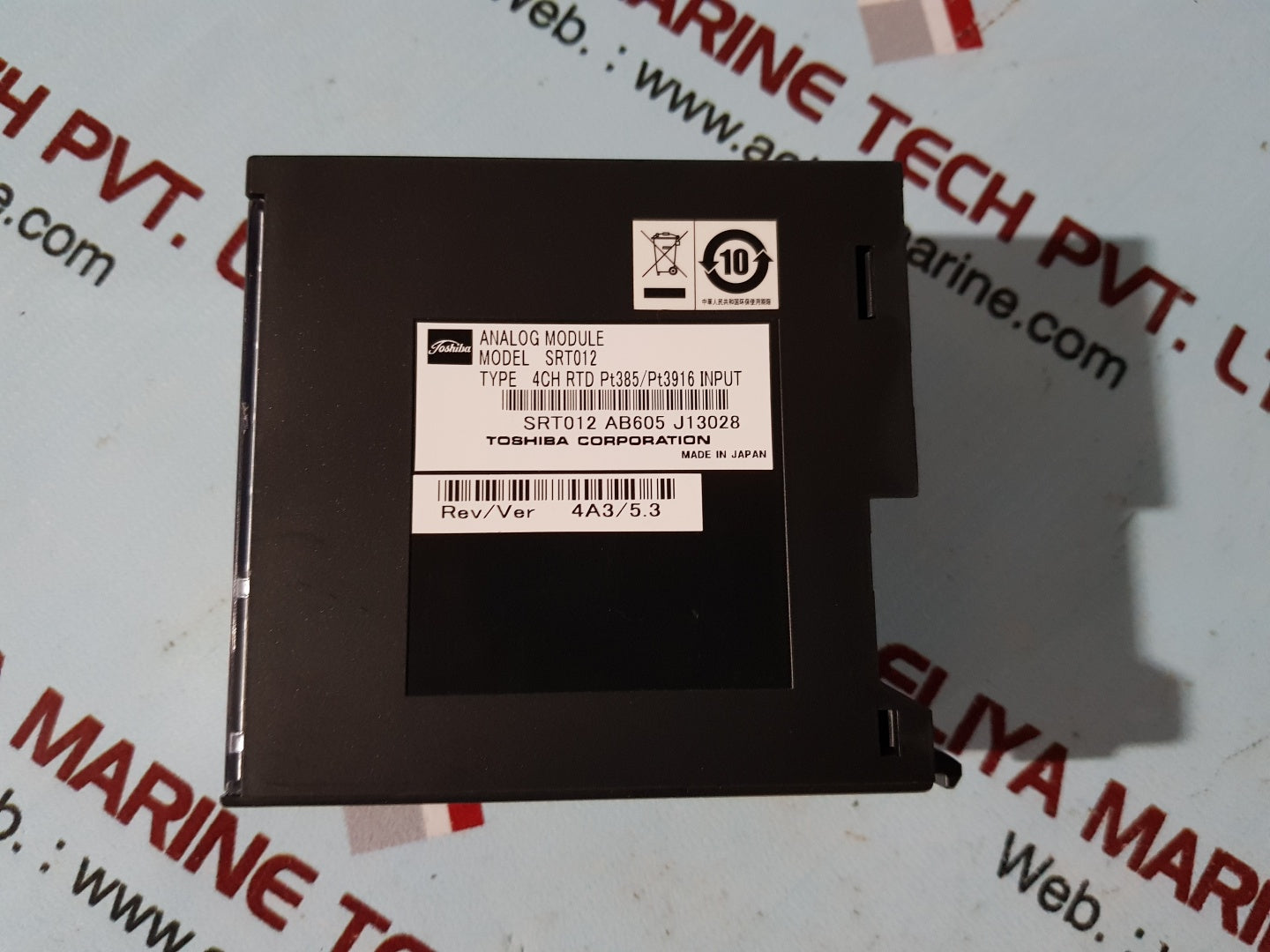Toshiba 4ch rtd pt385/pt3916 analog input module srt012