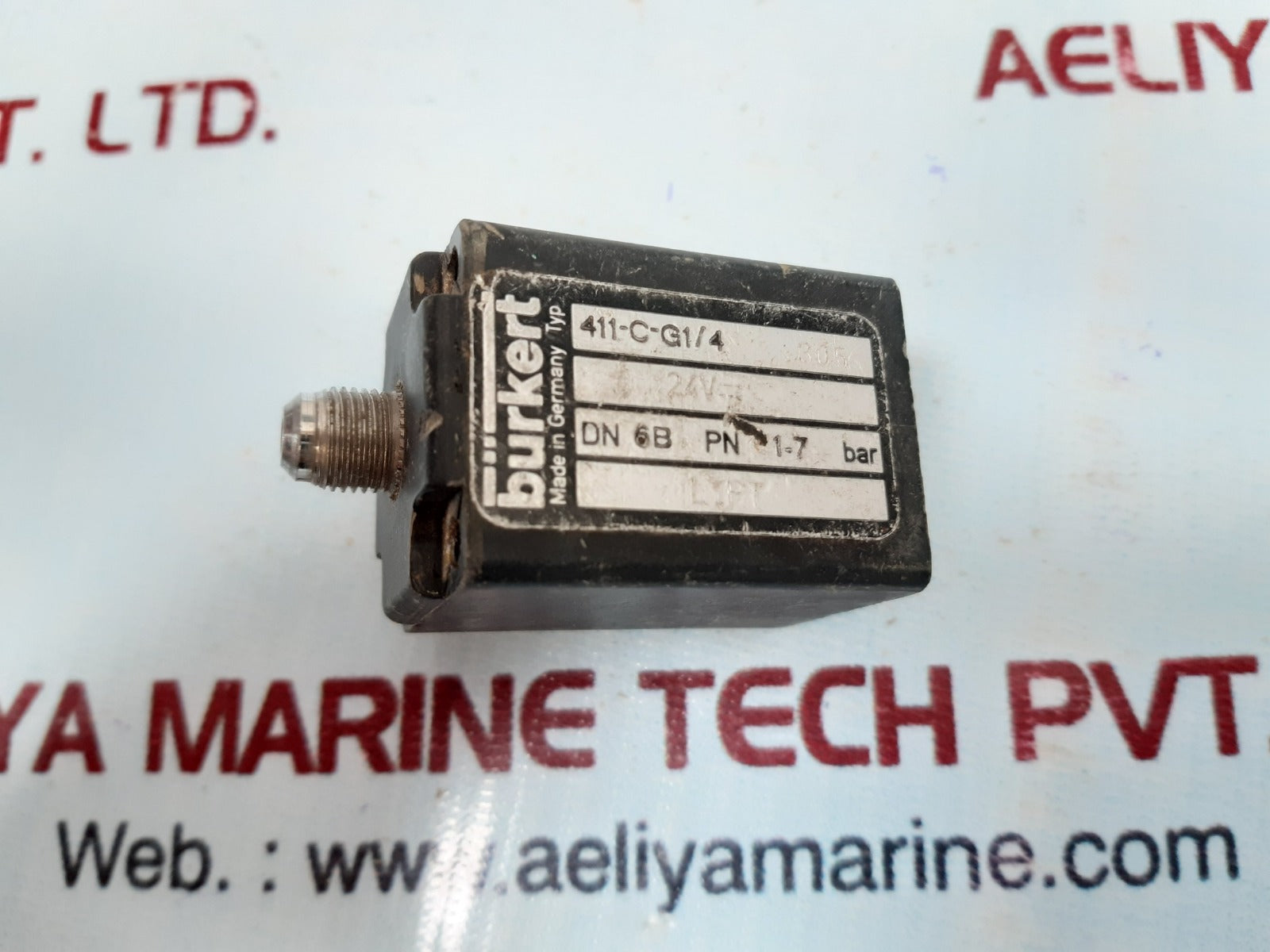 Burkert 411-c-g1/4 solenoid valve