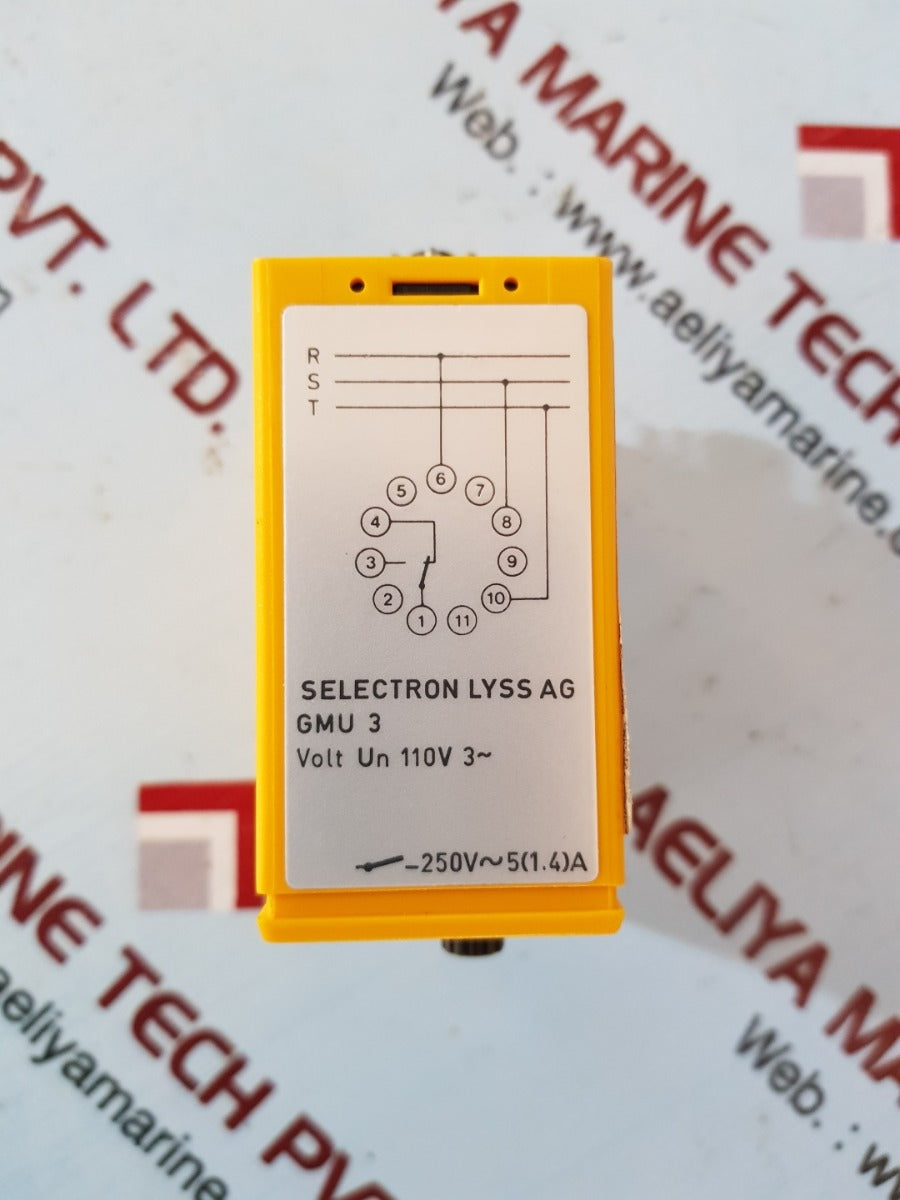 Selectron gmu 3 voltage controller
