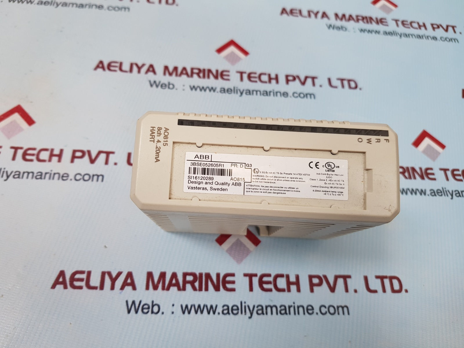Abb ao815 3bse052605r1 analog output module pr:d