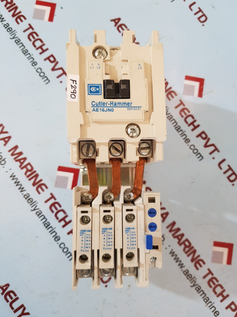 Cutler-hammer ae16jno contactor with c306gn3 thermal overload relay