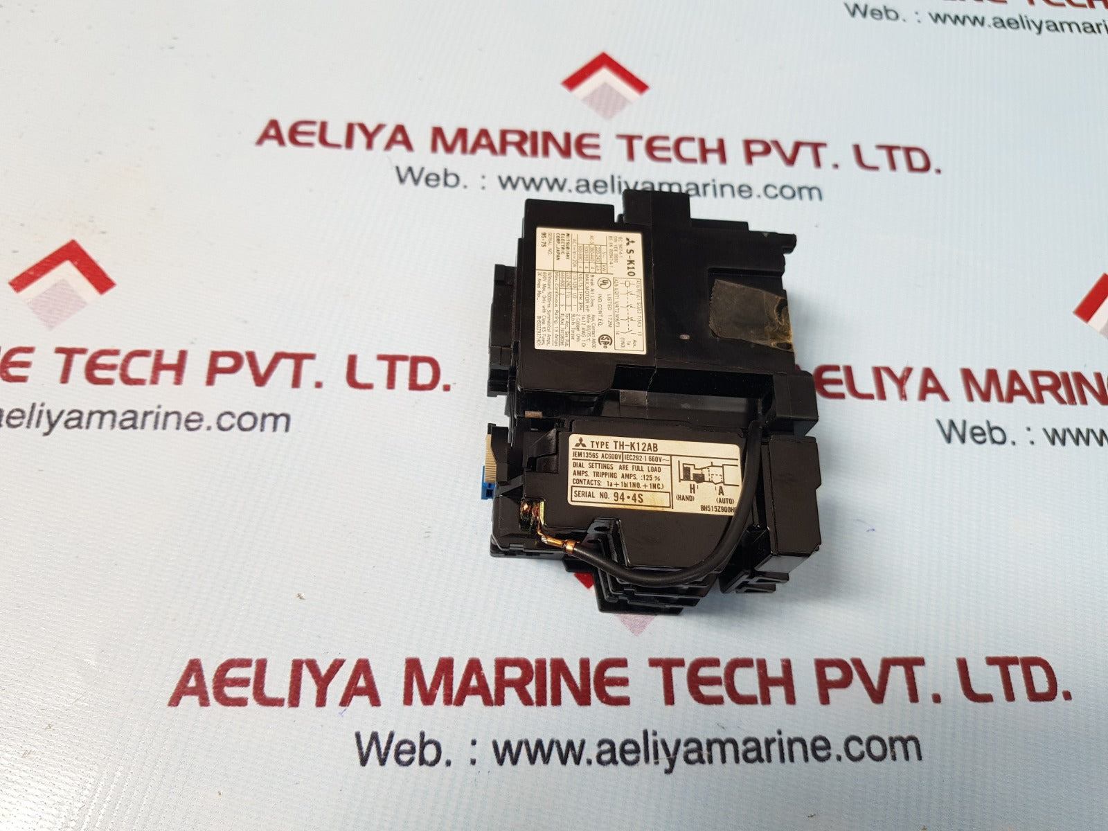 Mitsubishi s-k10 contactor with th-k12ab relay