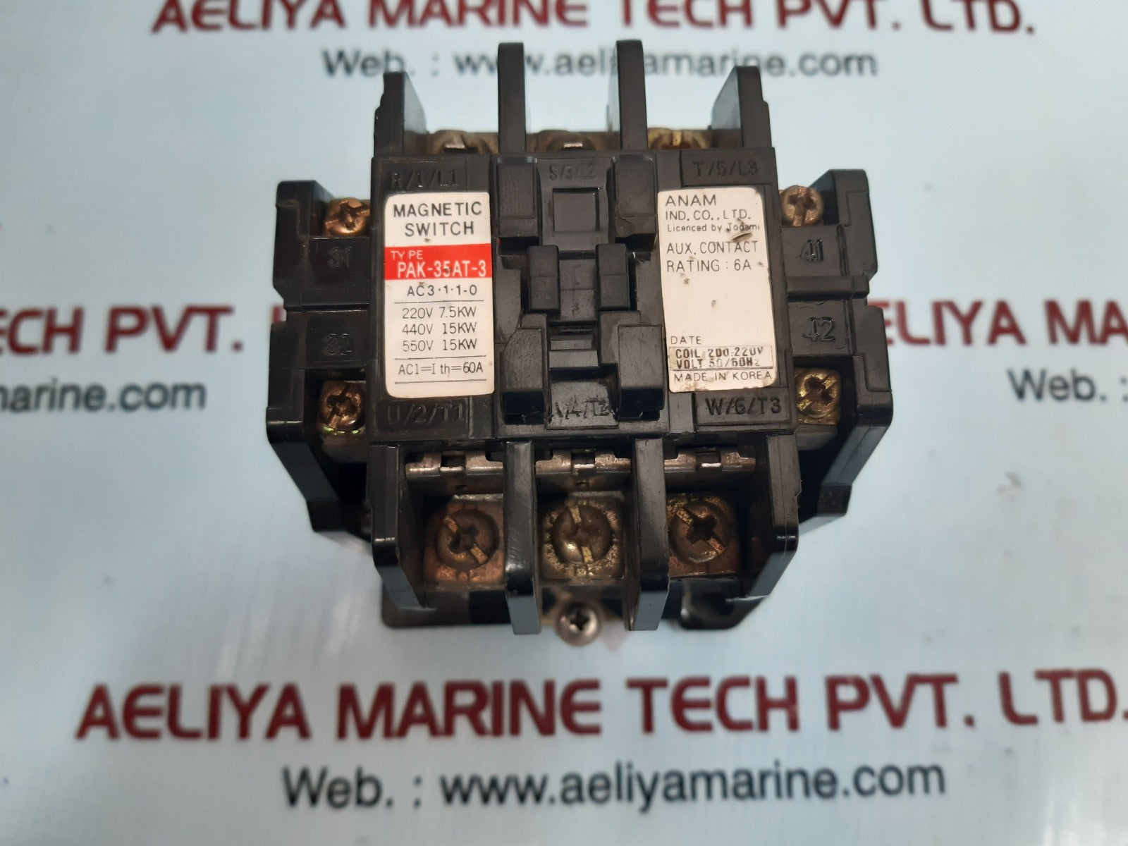 Anam pak-35at-3 magnetic switch 200-220v