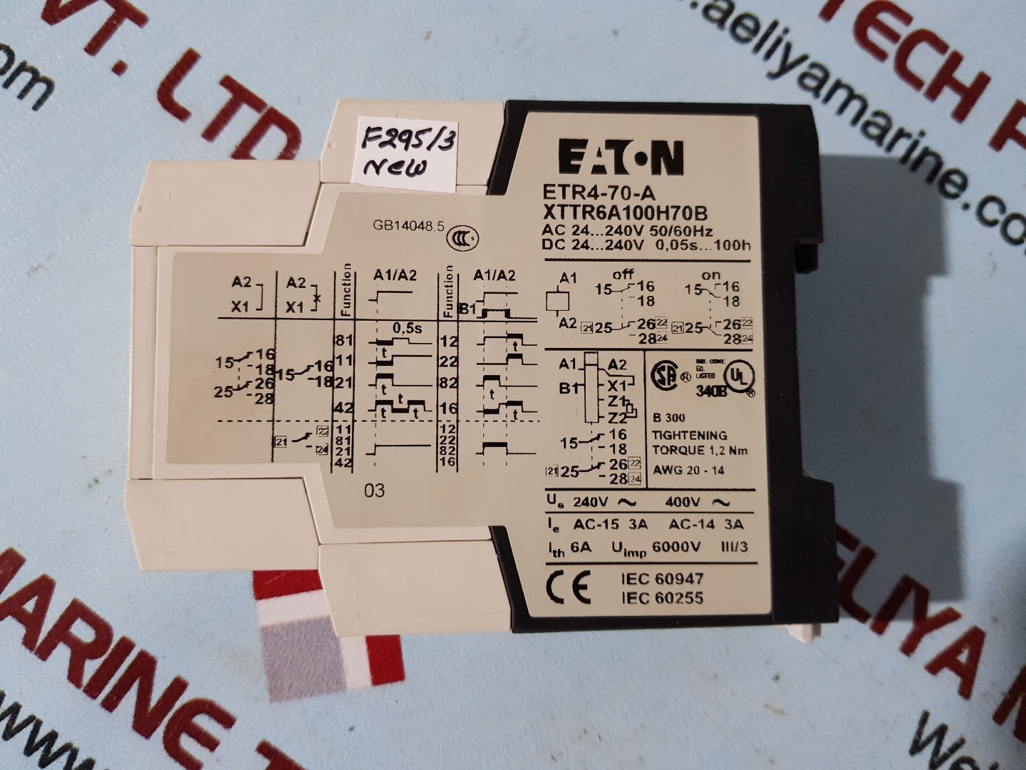 Eaton moeller etr4-70-a timing relay