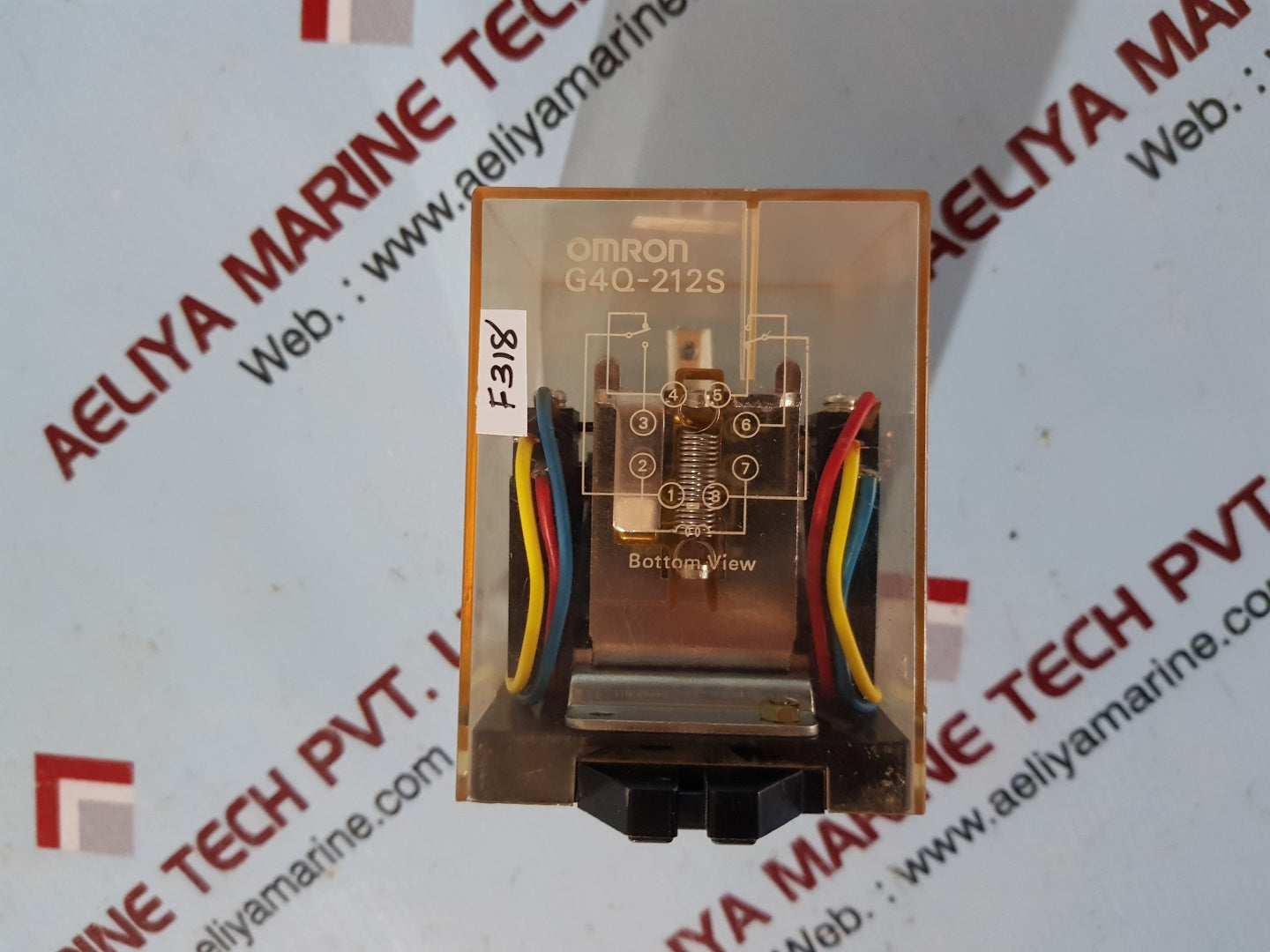 Omron G4Q-212S Ratchet Relay 200Vac 50Hz