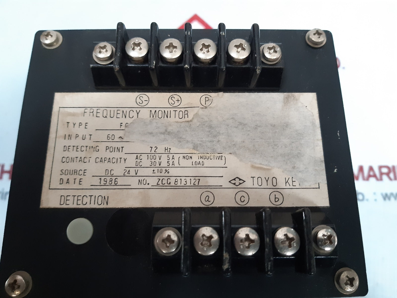 Toyo keiki frequency monitor