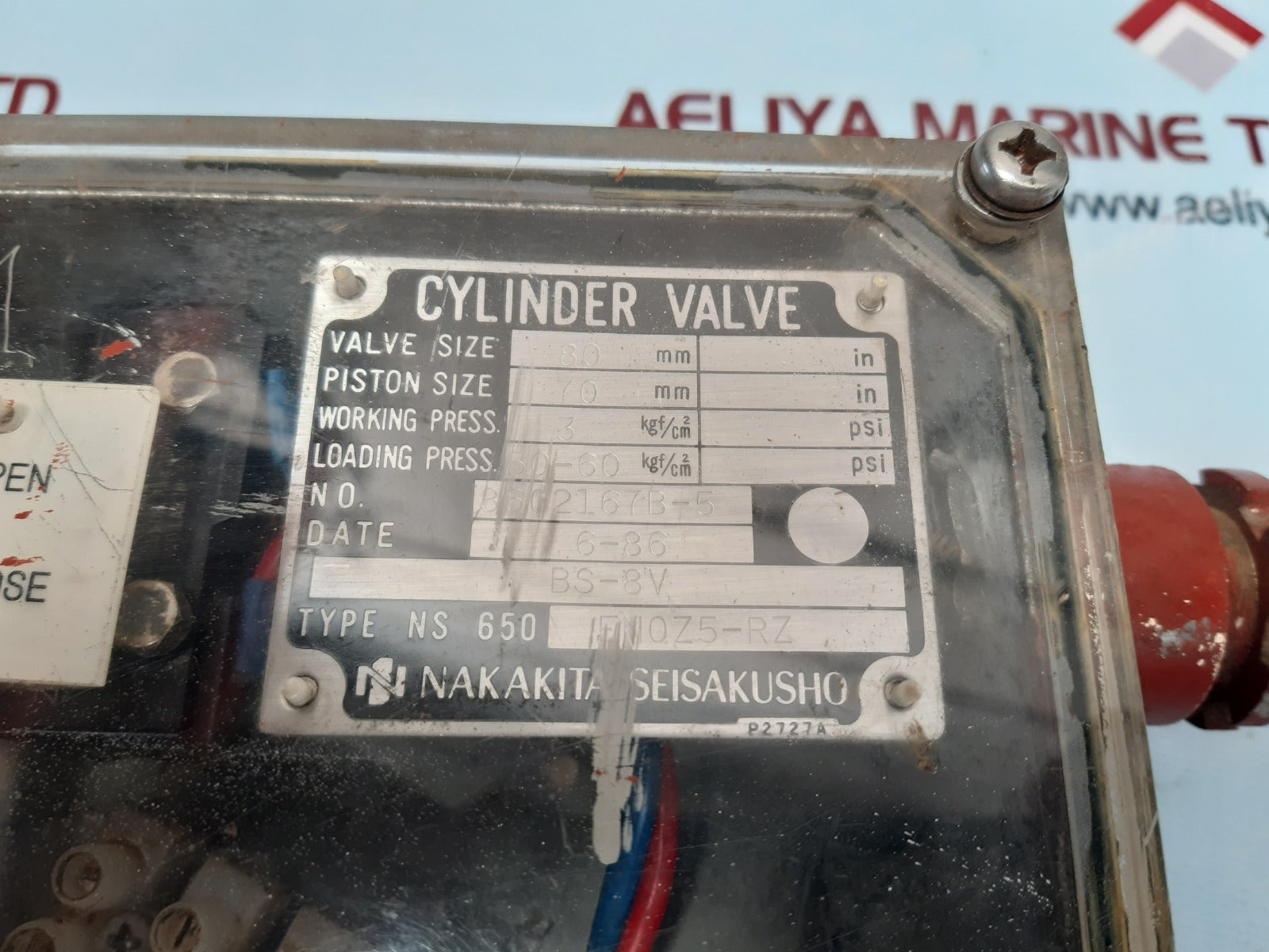 Nakakita en0z5-rz cylinder valve bs-8v
