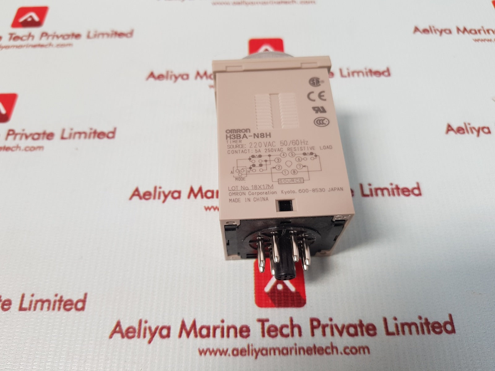 Omron h3ba -n8h timer 220 vac 50/60hz