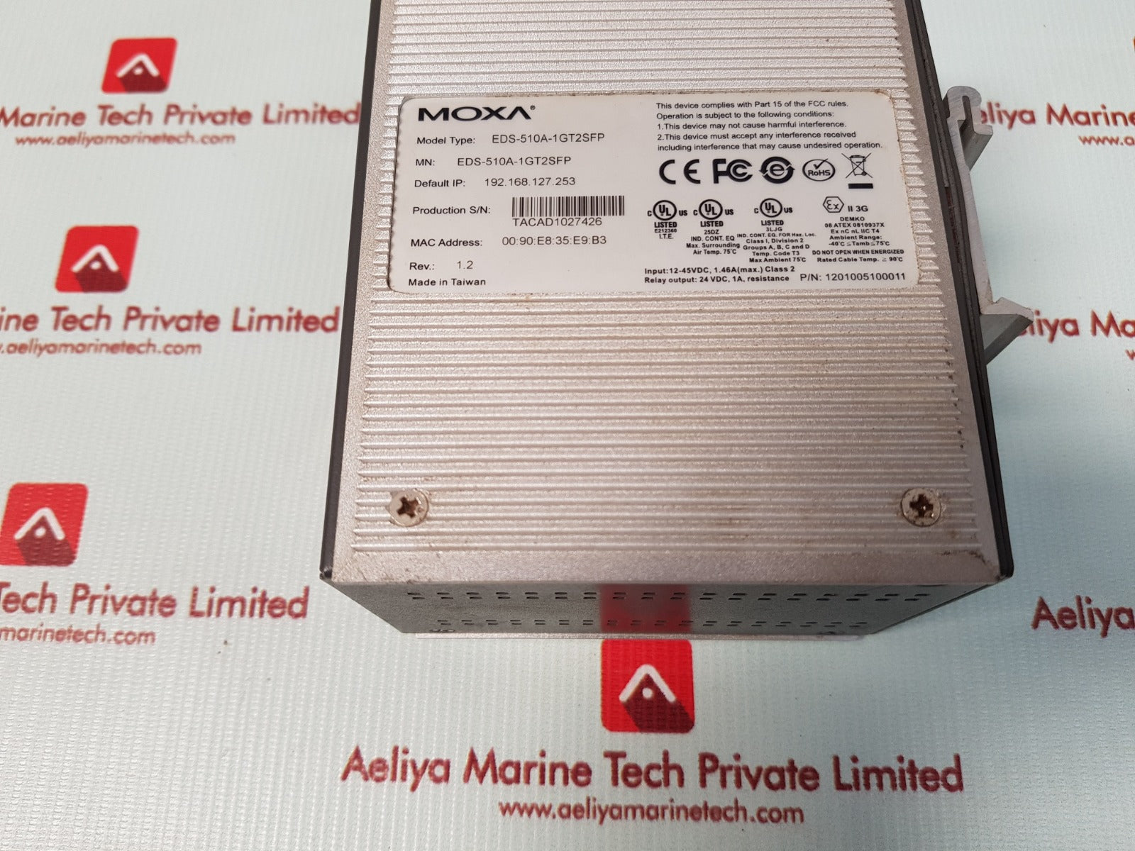 Moxa eds-510a-1gt2sfp etherdevice switch