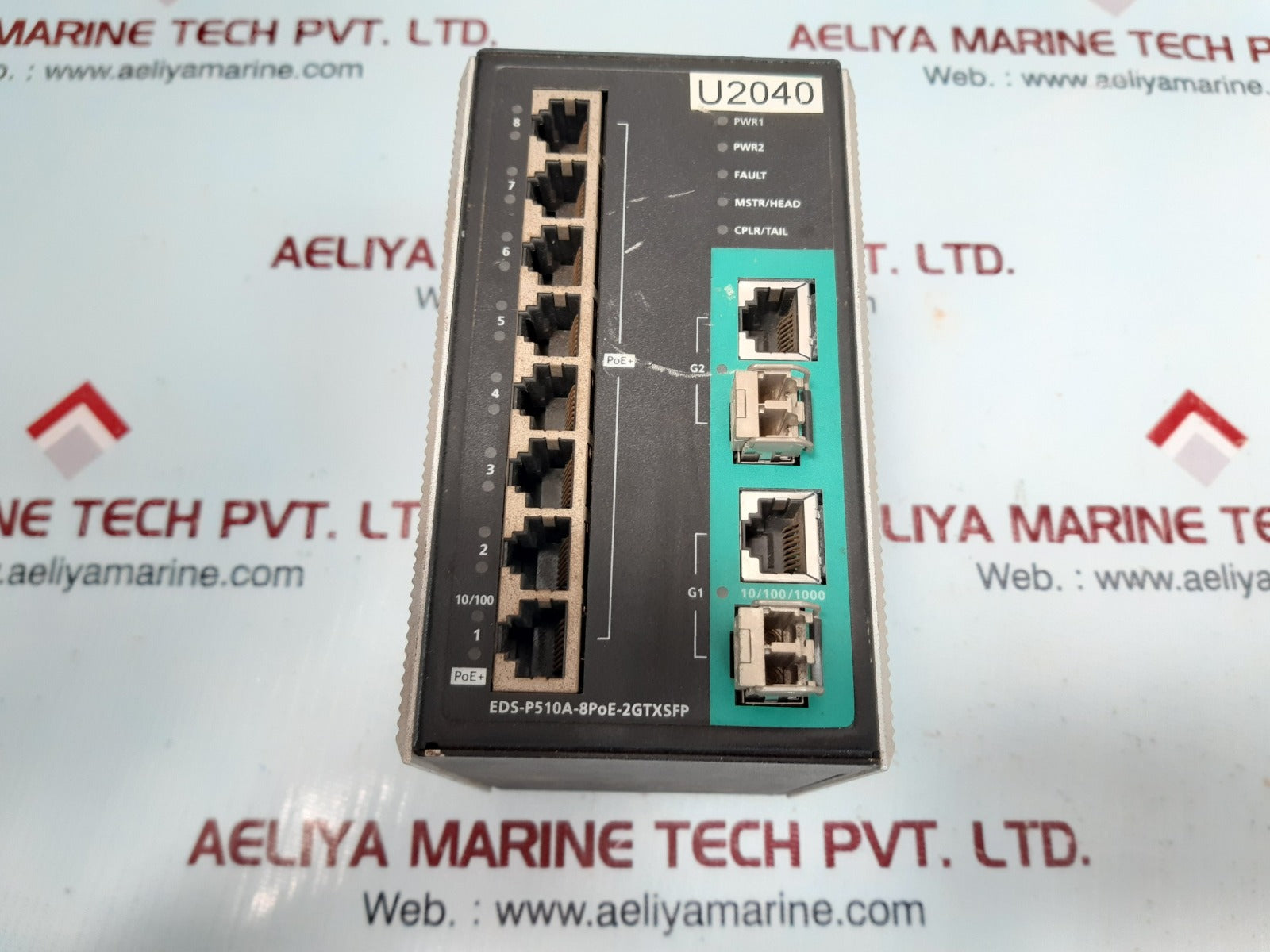 Moxa eds-p510a-8poe-2gtxsfp ethernet switch
