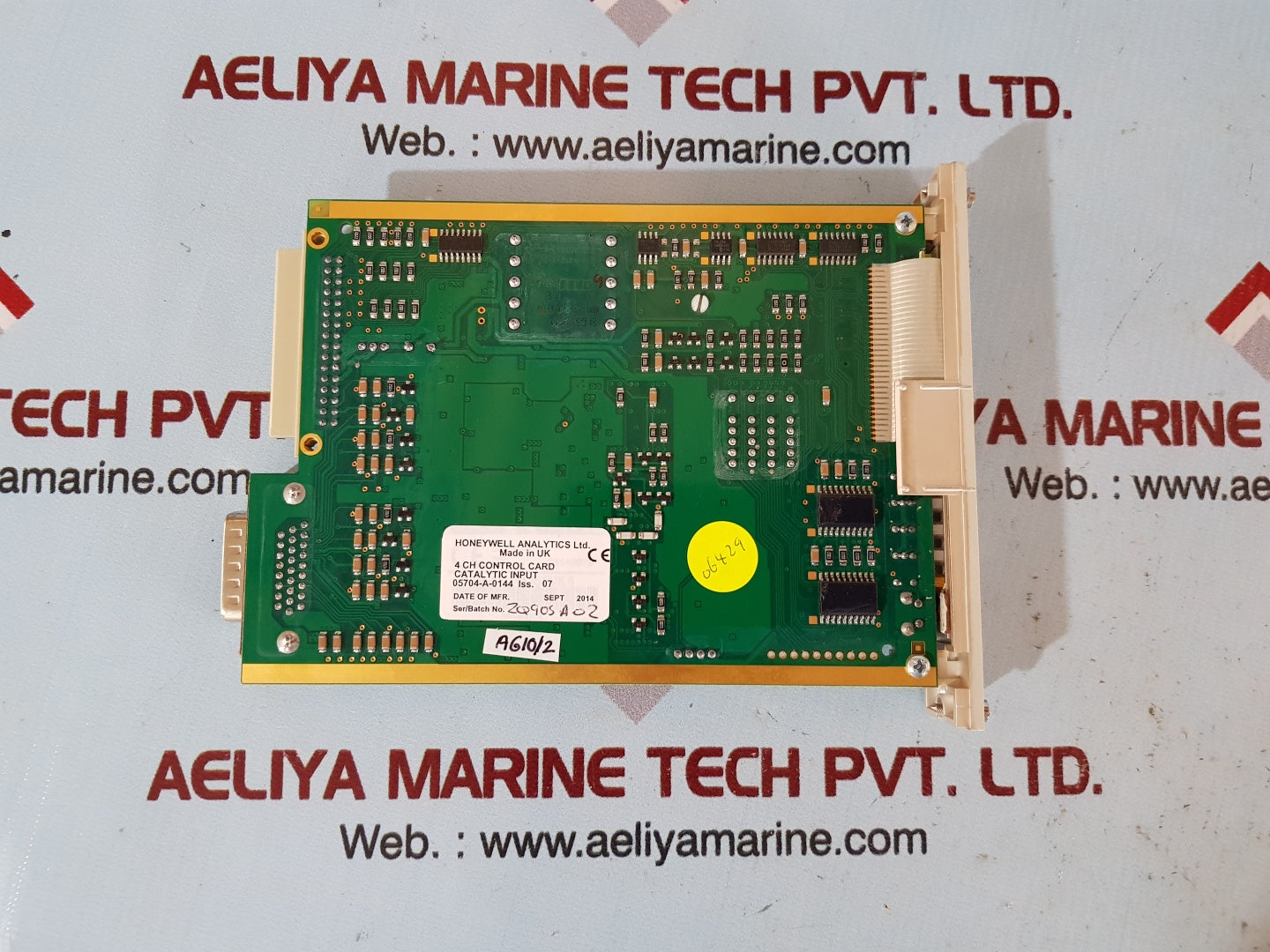 Honeywell 05704-a-0144 iss.07 4 ch control card catalytic input