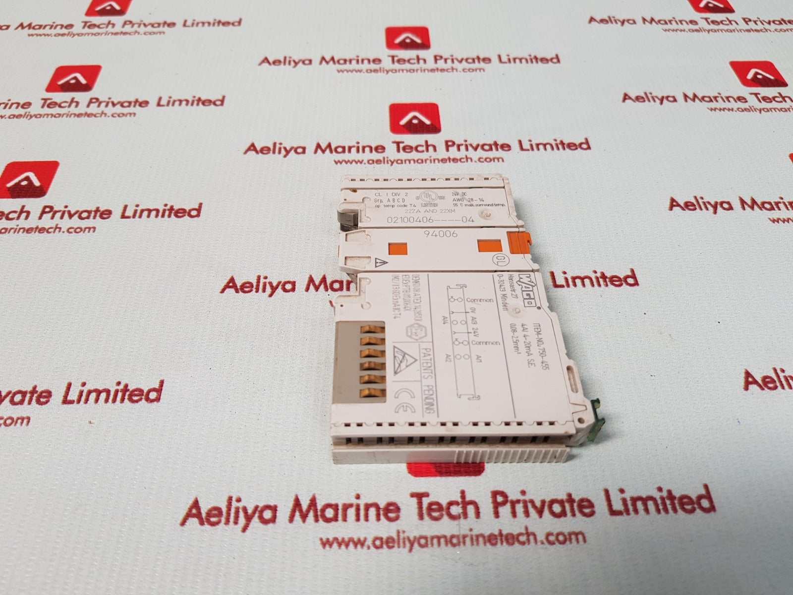 Wago 750-455 4 channel analog input module