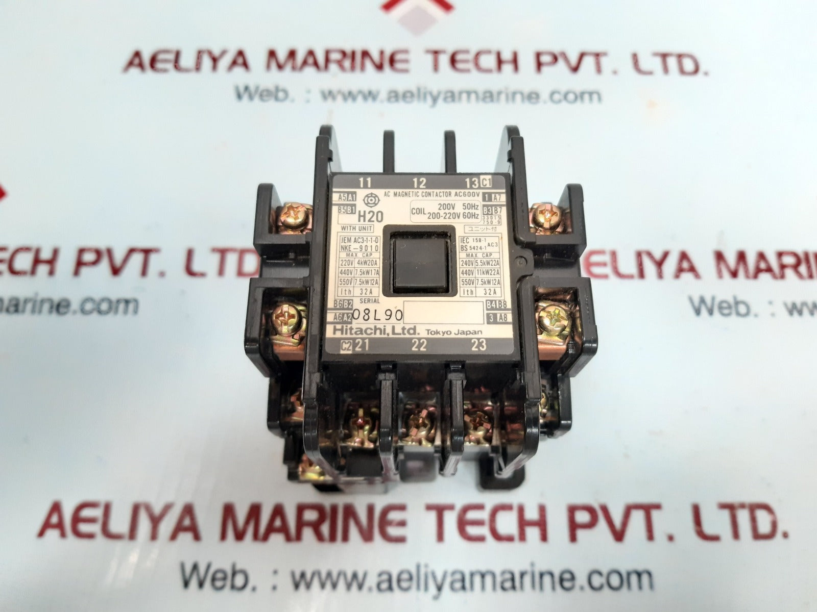 Hitachi h20 ac magnetic contactor ac600v